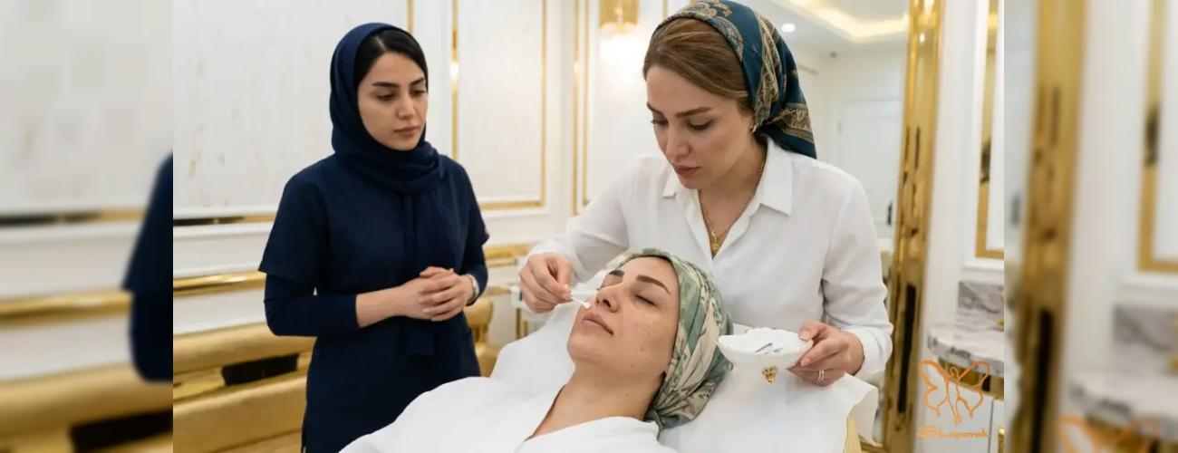 اسید تراپی در آرایشگاه: زیبایی یا سوختگی؟ جایگزین ایمن در کلینیک شاپرک مشهد
