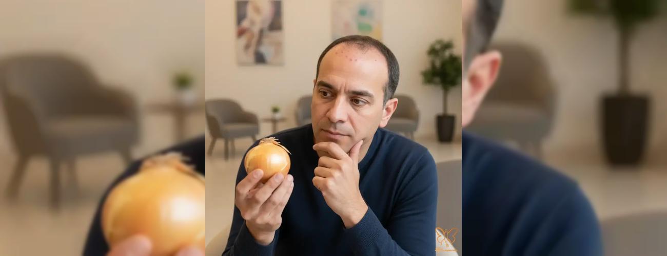 خوردن پیاز پس از کاشت مو؛ آیا این راز تقویت موهای کاشته شده شماست؟