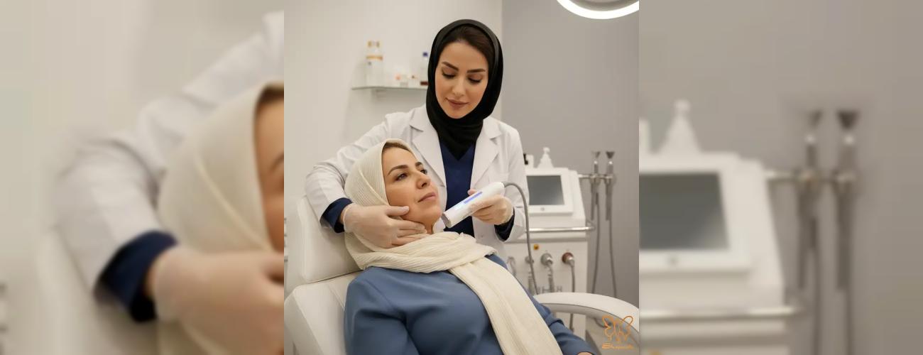 اصلاح افتادگی ژنتیکی و کانتورینگ صورت بدون جراحی: از هایفو تا لیفت با نخ در کلینیک شاپرک طلایی
