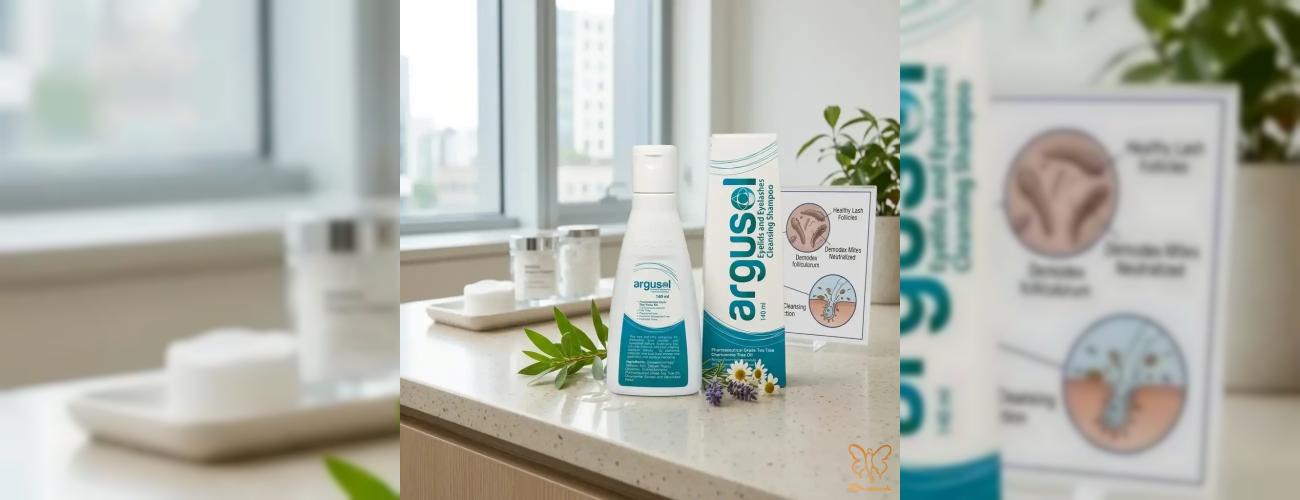 شامپو پلک و مژه آرگوسول برای چیست؟ + [درمان قطعی بلفاریت در مشهد]