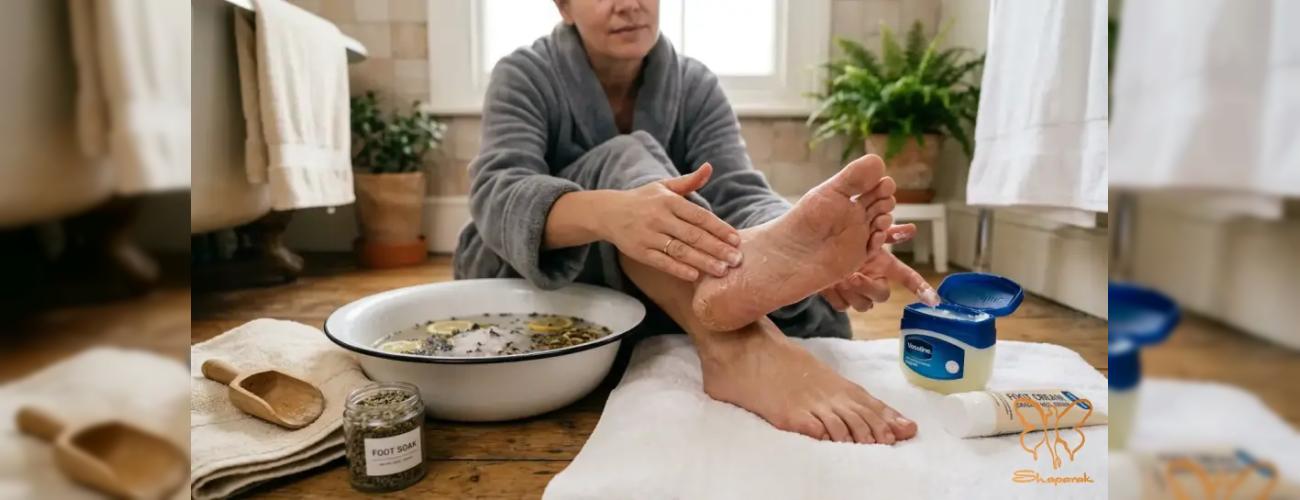 علت اصلی ترک پاشنه پا چیست؟ (از پوشیدن کفش تنگ تا کمبود ویتامین)