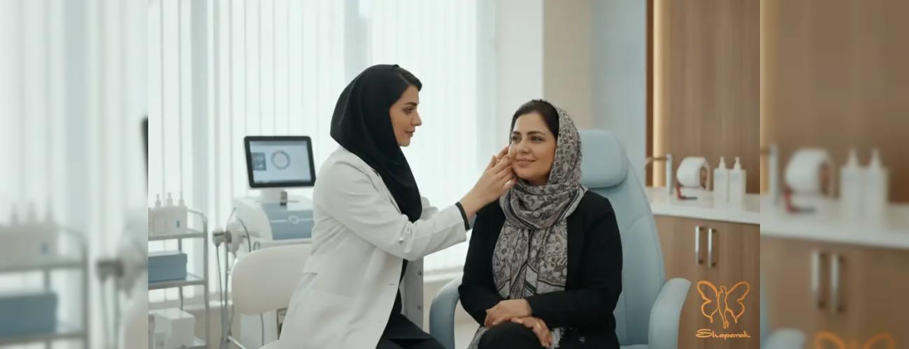 رفع خط خنده با نخ‌ های غیر کاگ در مشهد | معجزه تکنیک مش صورت