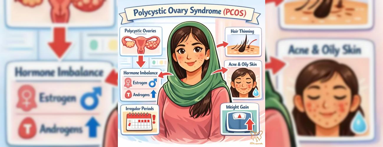 راهنمای جامع درمان آکنه، موی زائد و ریزش مو در نبرد با سندروم تخمدان پلی‌کیستیک (PCOS)