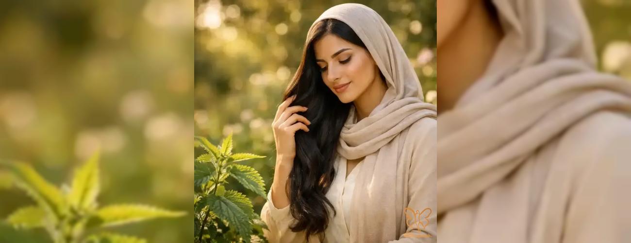 گزنه برای مو: از معجزه طبیعت تا درمان قطعی ریزش مو در کلینیک شاپرک طلایی