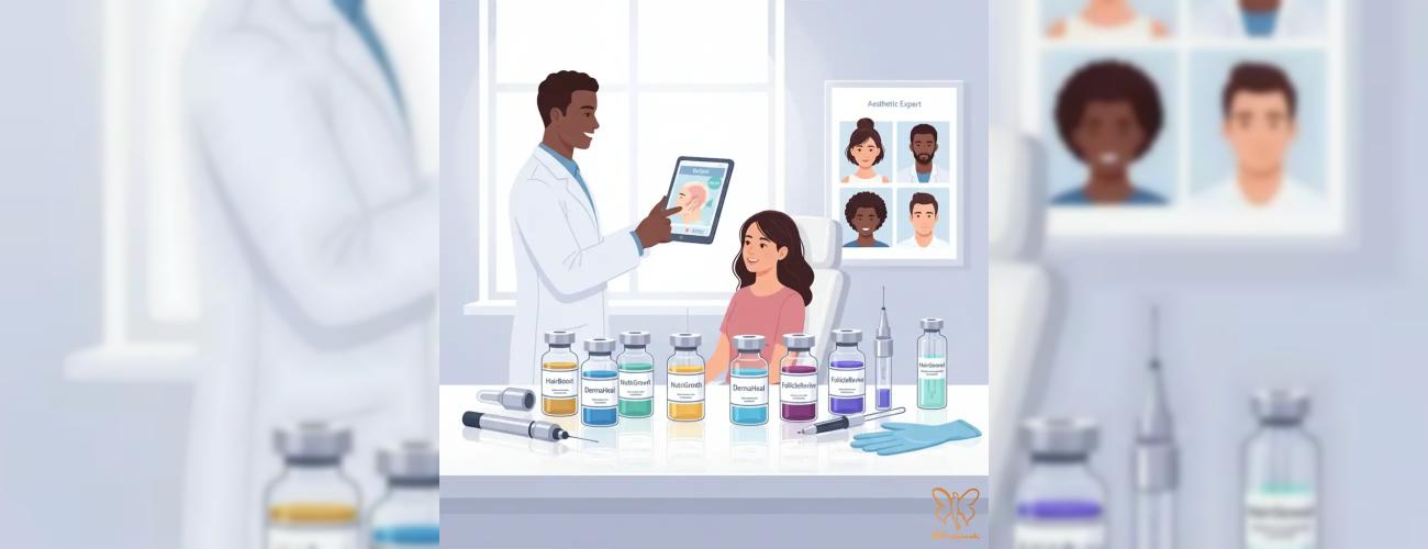 بهترین مزوهای ریزش مو در بهترین کلینیک زیبایی مشهد