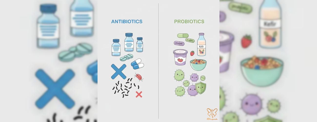 انقلاب میکروبیوم: آیا آنتی‌بیوتیک‌ها پوست ما را خراب کردند؟ (جایگزینی با پروبیوتیک)