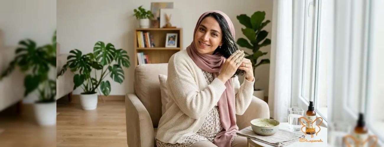 زدن ماسک مو در بارداری مجاز است یا ممنوع؟(راهنمای تخصصی شاپرک طلایی)