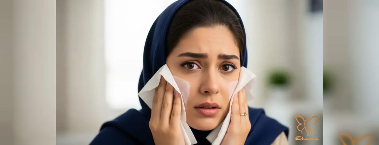 عوارض پنهان دستمال کاغذی برای پوست | راهکارهای تخصصی در کلینیک شاپرک طلایی