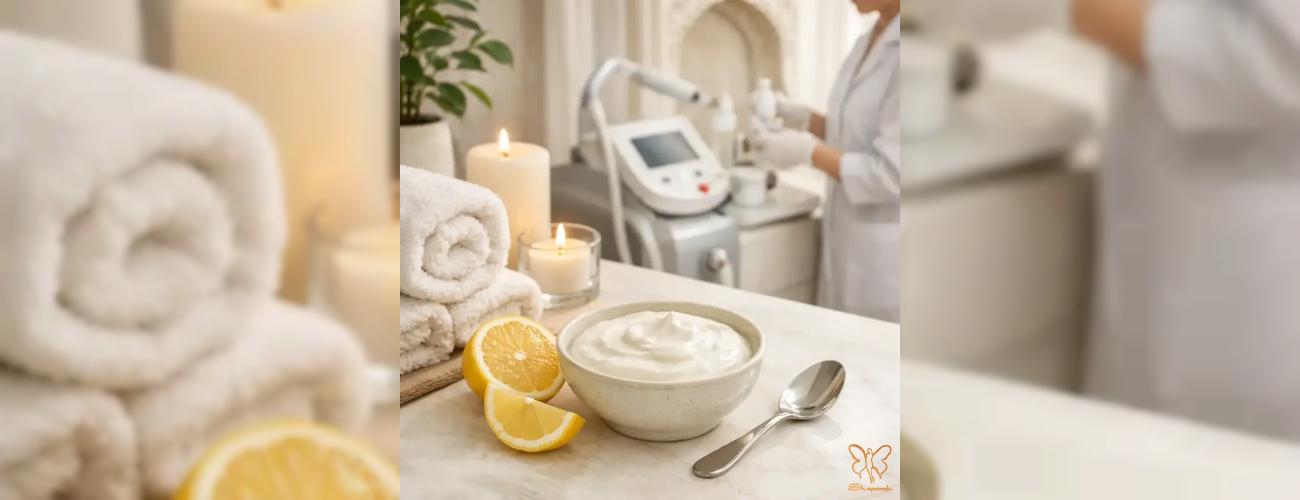 سفید کردن ناحیه بیکینی با ماسک ماست و لیمو + معرفی بهترین مرکز لیزر وایتنینگ در مشهد