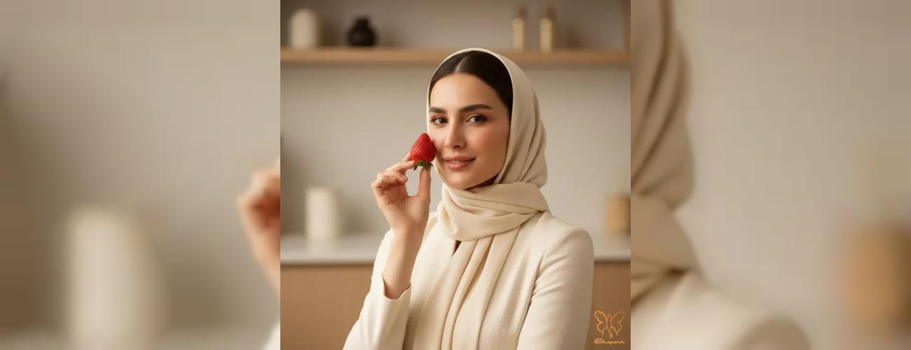 راز درخشش پوست : چگونه توت فرنگی و ویتامین C، لک‌های مقاوم را محو می‌کنند؟