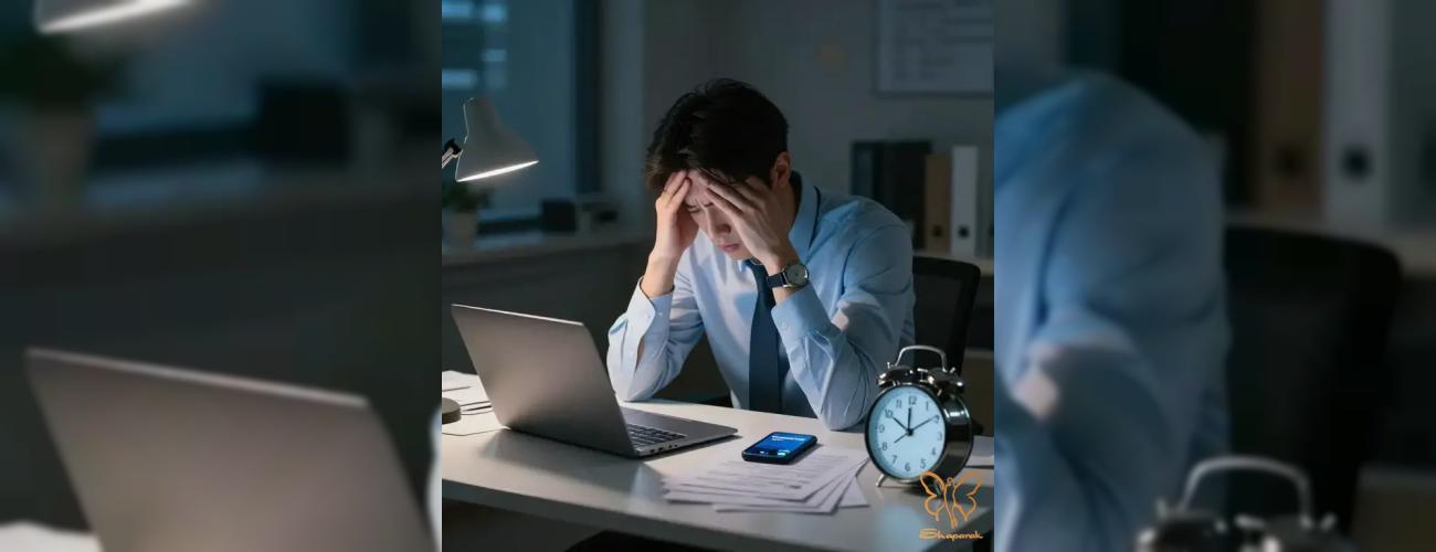 آیا استرس (ددلاین) کاری باعث شعله‌ور شدن آکنه و اگزمای شما می‌شود؟