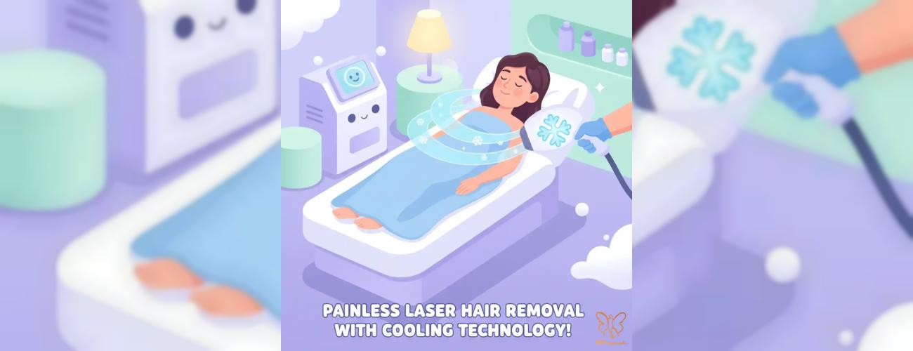 کولینگ لیزر چیست و چرا در کاهش درد لیزر موهای زائد اهمیت دارد؟
