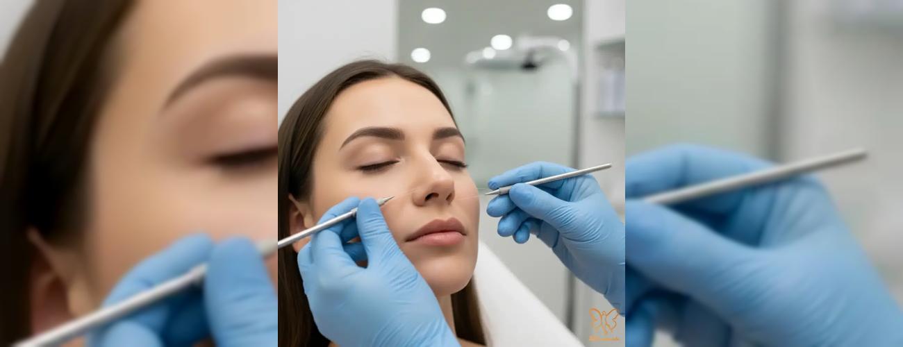 یا لیفت بینی با نخ خطرناک است؟ بررسی جامع عوارض، مزایا و معایب در کلینیک شاپرک طلایی مشهد