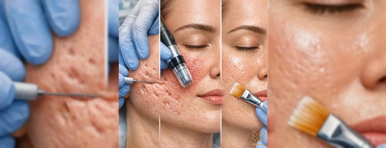 ساندویچ تراپی چیست؟ از بین بردن اسکار آکنه عمیق با متد ۳ بعدی در مشهد