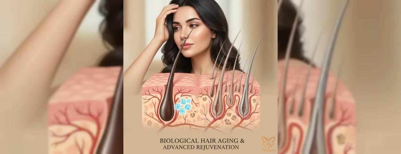 درک بیولوژی پیری مو: چرا موهایتان پیر می‌شود و پزشکان شاپرک طلایی چه راهکاری دارند؟