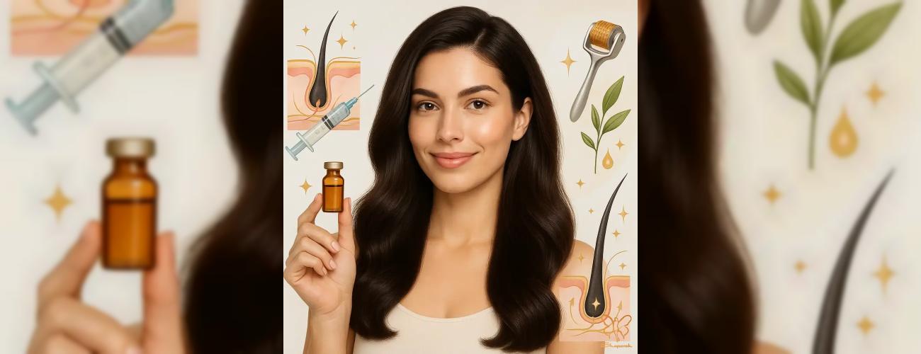  فوق العاده ترین درمانهای ترکیبی انحصاری افزایش ضخامت مو در کلینیک شاپرک طلایی مشهد