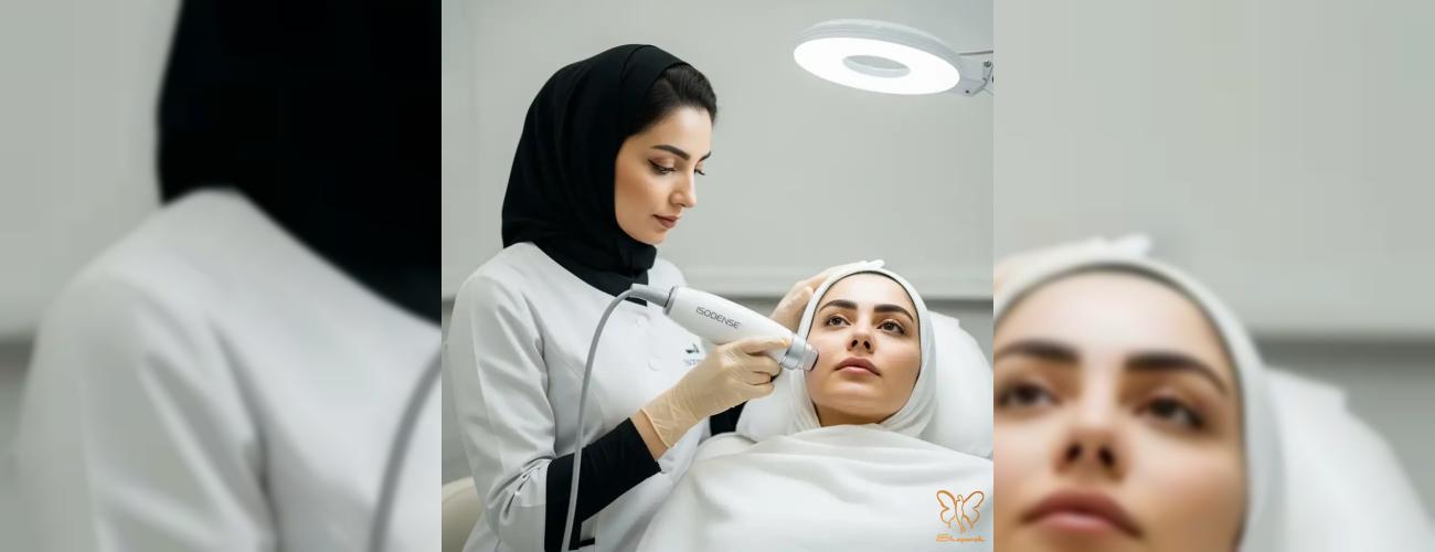 تجربه پوستی شفاف و شاداب با پاکسازی ایزودنس