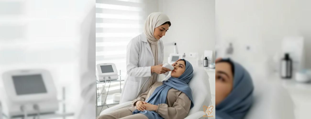 راهنمای کامل لیزر صورت بعد از جراحی بینی | مشاوره تخصصی در مشهد