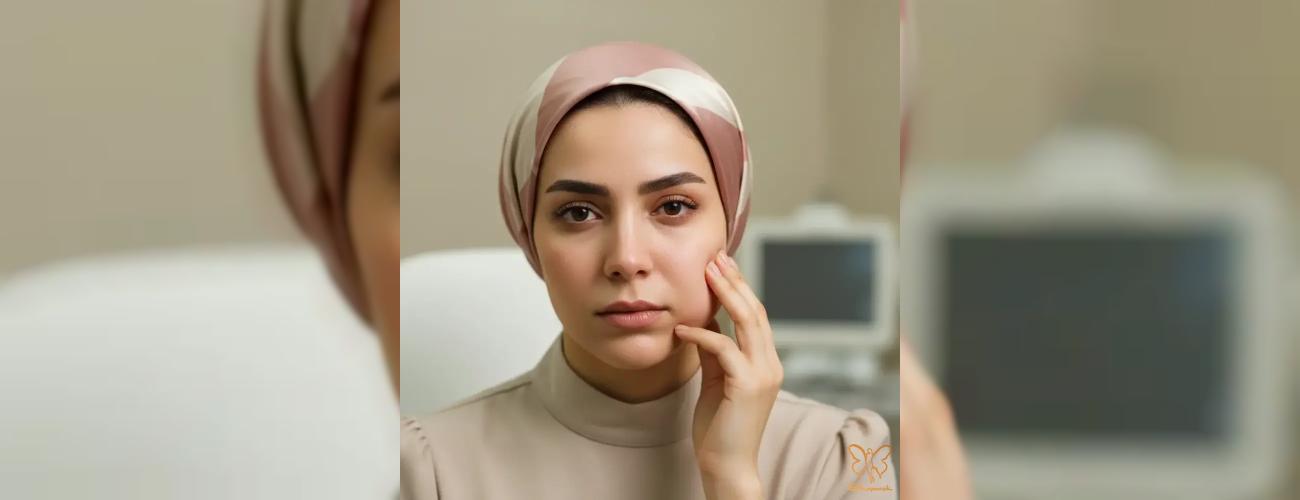 چرا صورتم بعد از تزریق فیلر ورم کرده؟ (از علت تا درمان فوری در کلینیک شاپرک طلایی مشهد)