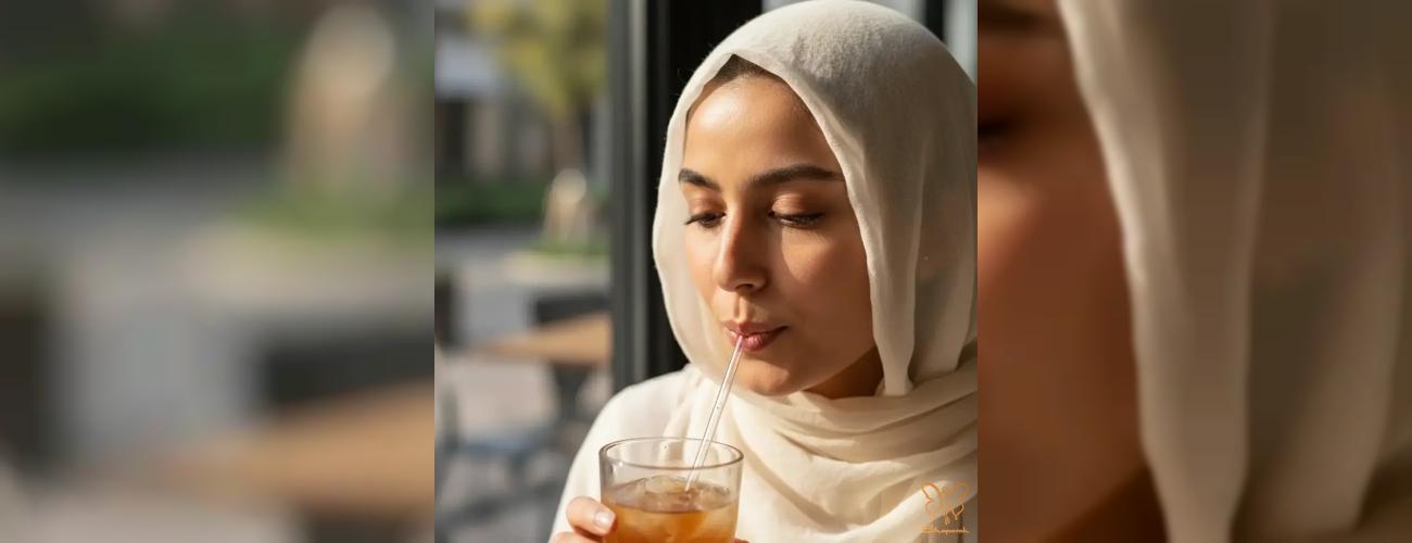 آیا استفاده مداوم از (نی) برای نوشیدنی، باعث ایجاد خطوط دور لب می‌شود؟