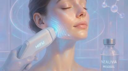 پروتکل طلایی جوانسازی: درمان ترکیبی هایفو و مزوژل نئوویا در کلینیک شاپرک مشهد