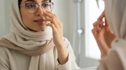 عینکی‌ها بخوانند: چگونه از شر جوش‌های سمج بینی و شقیقه خلاص شویم؟