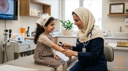 ۱۱ علت خطرناک بثورات پوستی کودکان + درمان قطعی در مشهد