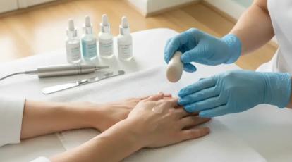 درمان خشکی دست در زمستان | جوانسازی و آبرسانی دست در کلینیک شاپرک طلایی مشهد