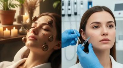 تزریق مزوژل یا حلزون تراپی؟ | کدام پوست شما را واقعا جوان می‌کند؟ (راهنمای کامل)