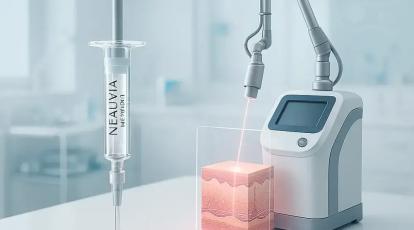 مقایسه اثربخشی مزوژل نئوویا و لیزر فرکشنال برای پوستی صاف (راهنمای 2025)