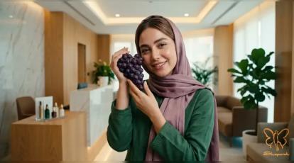 تاثیر حیرت‌انگیز انگور بر جوانسازی پوست + راهکارهای حرفه‌ای کادر پزشکی کلینیک شاپرک