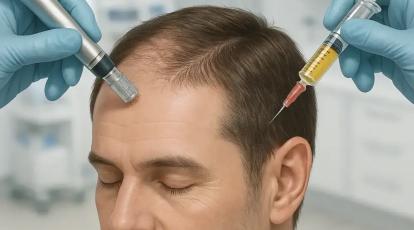 درمان قطعی ریزش مو: مزونیدلینگ سر، PRP یا هر دو؟ پاسخ کلینیک شاپرک طلایی