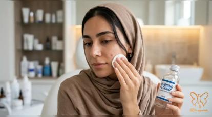 آیا الکل جوش صورت را خشک می‌کند؟ (بررسی عوارض + درمان قطعی در کلینیک شاپرک)
