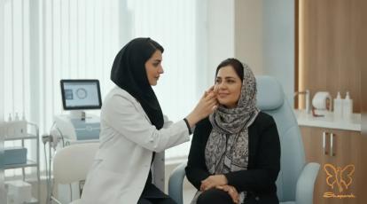 رفع خط خنده با نخ‌ های غیر کاگ در مشهد | معجزه تکنیک مش صورت
