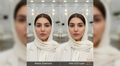 پوست صاف و حذف اسکار با کربن تراپی یا لیزر co2 در مشهد