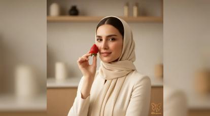 راز درخشش پوست : چگونه توت فرنگی و ویتامین C، لک‌های مقاوم را محو می‌کنند؟