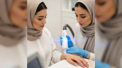 لیزر فوتونا برای عروق: راه حل نهایی برای پوستی صاف و یکدست در کلینیک شاپرک طلایی