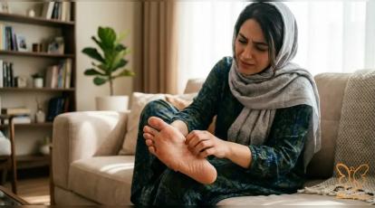 علت خارش کف پا چیست؟ از تشخیص تا درمان در کلینیک شاپرک طلایی