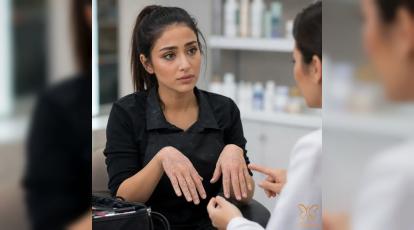 پیری و چروک دست آرایشگران ناشی از دکلره: درمان قطعی با لیزر فوتونا در مشهد