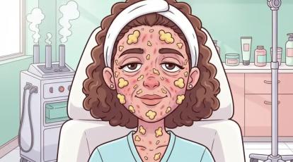 چرا بعد از فیشیال جوش میزنیم؟راهنمای کامل کلینیک شاپرک طلایی