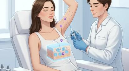 بوتاکس زیر بغل چیست؟ + مزایا و کاربردها در کلینیک شاپرک طلایی