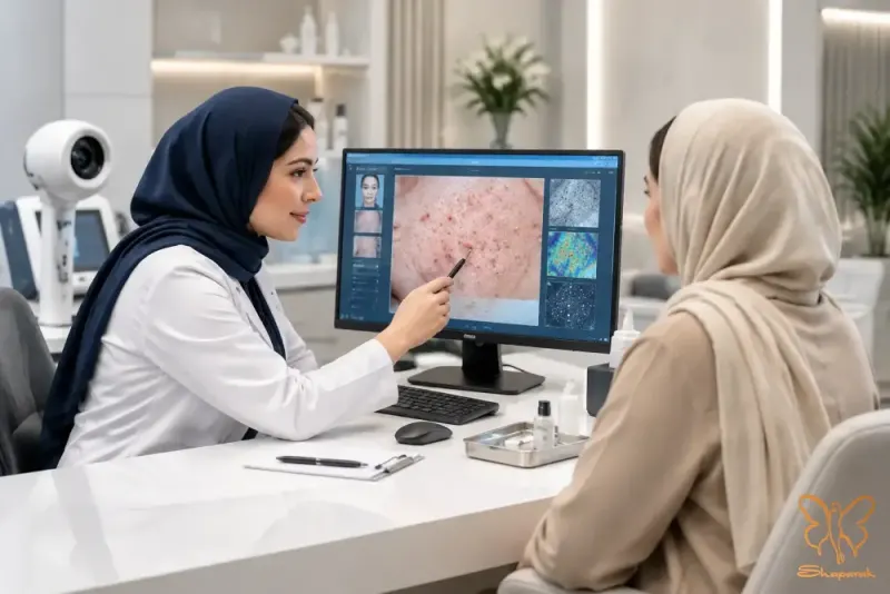 تنظیم پارامترهای اختصاصی لیزر متناسب با ضخامت پوست تنه و صورت