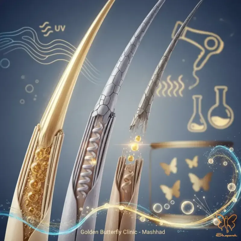 مزوتراپی مو در کلینیک شاپرک طلایی مزوتراپی مو در کلینیک شاپرک طلایی