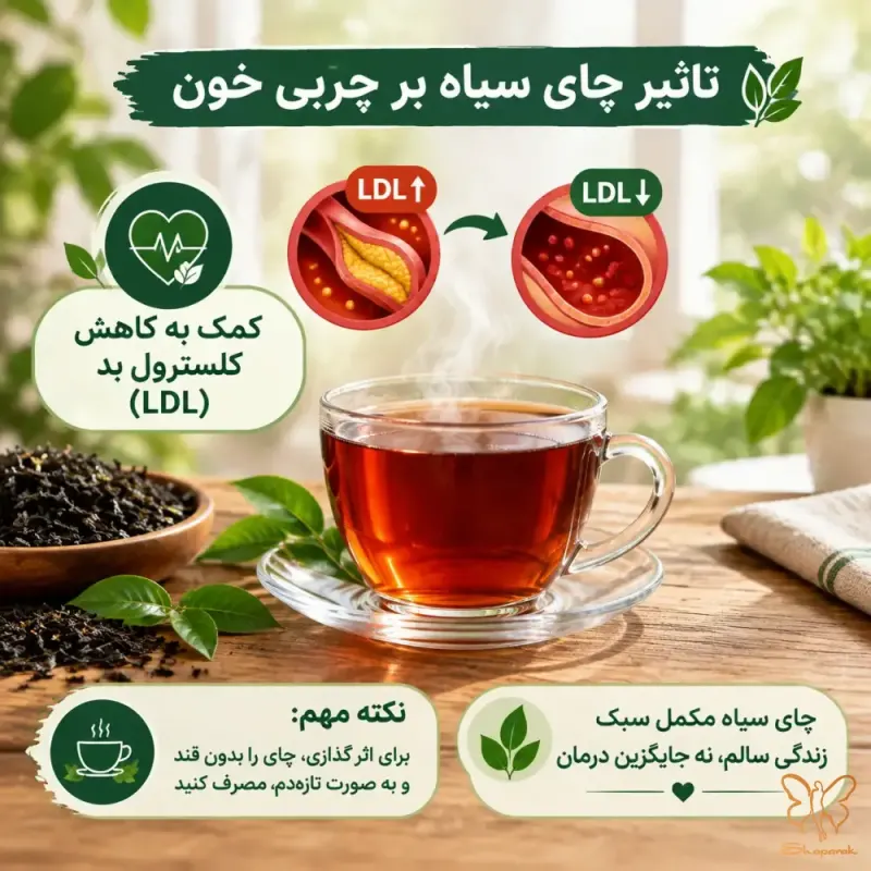 برای بهره مندی از اثر چای سیاه بر چربی خون چه نکاتی مهم است برای بهره مندی از اثر چای سیاه بر چربی خون چه نکاتی مهم است