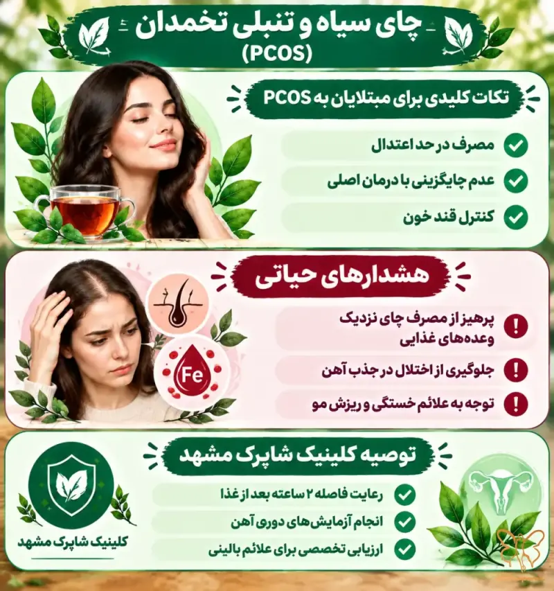 چای سیاه در افراد دارای PCOS چه زمانی می تواند مشکل ساز شود چای سیاه در افراد دارای PCOS چه زمانی می تواند مشکل ساز شود