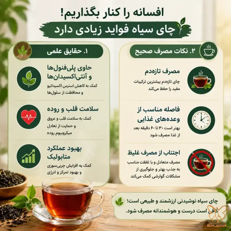چرا بعضی افراد تصور می کنند چای سیاه مضر است چرا بعضی افراد تصور می کنند چای سیاه مضر است