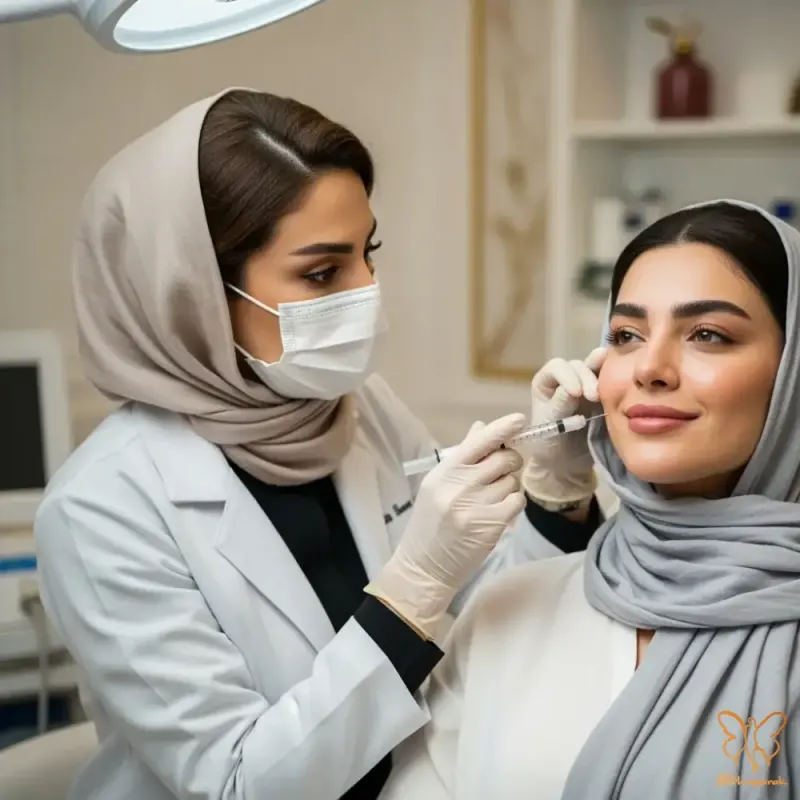 اصلاح فرم بینی بدون جراحی با فیلر استایلج S در مشهد