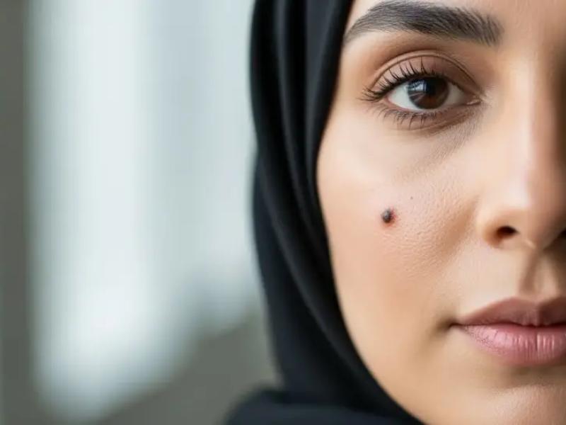 حذف قطعی خال با جراحی و پاتولوژی 