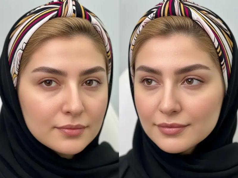 رفع افتادگی خفیف بینی با تزریق بوتاکس 