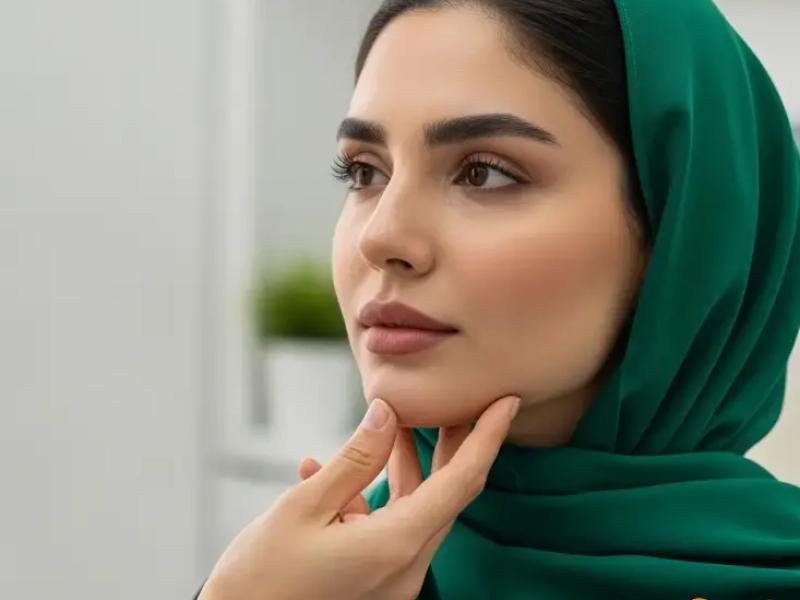 فرمدهی و مدلینگ صورت با تزریق ژل چانه